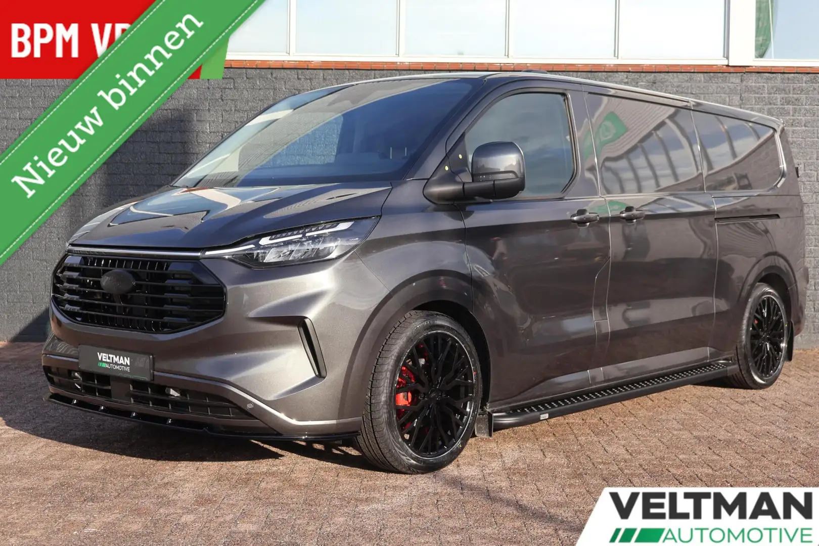 Ford Transit Custom 320 2.0 TDCI L2H1 Limited BPM VRIJ 170PK AUTOMAAT Gris - 1