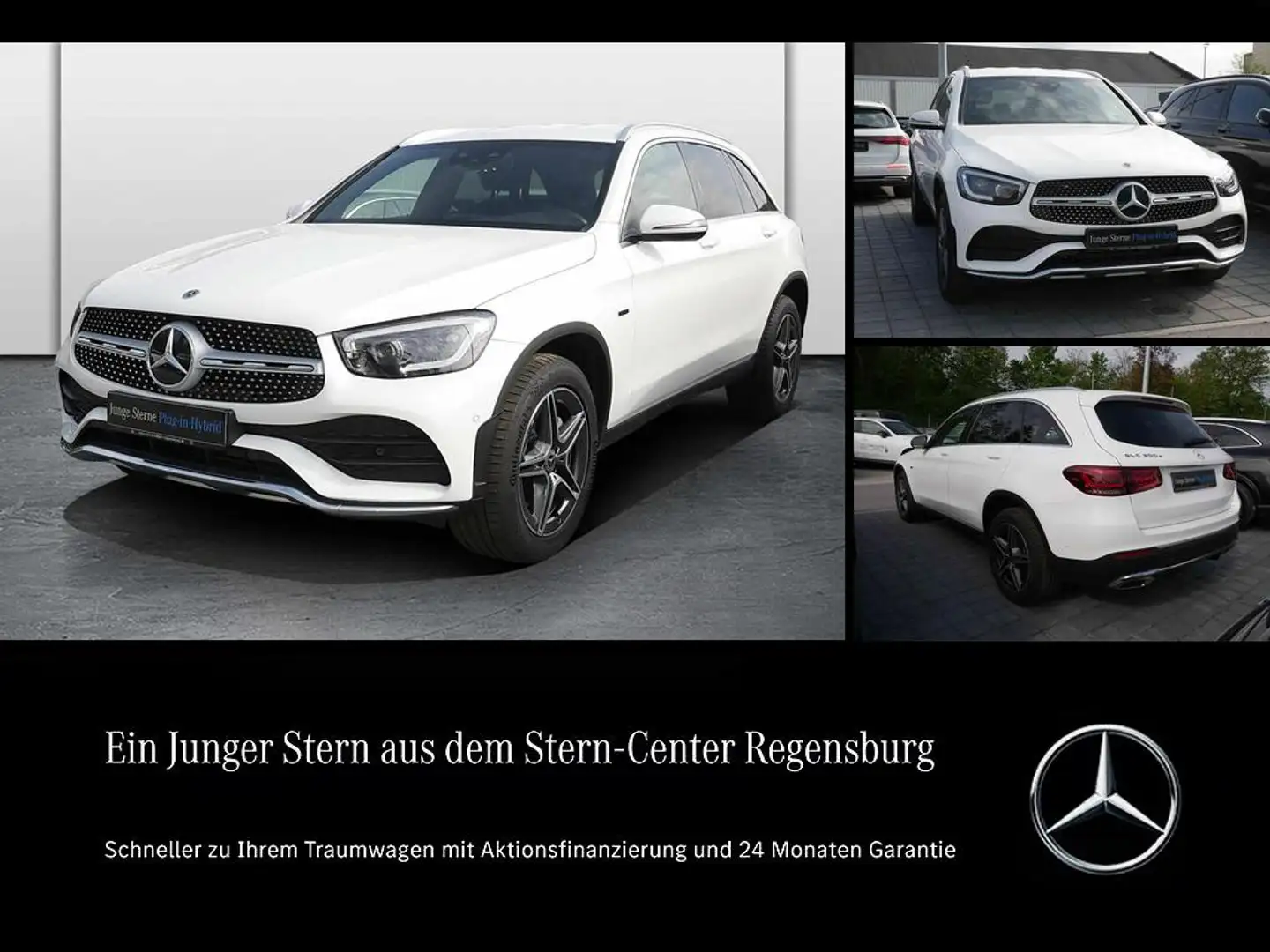 Mercedes-Benz GLC 300 e 4M+AMG+AHK+MULTIBEAM+KAM+Volldigital++ Blanco - 1