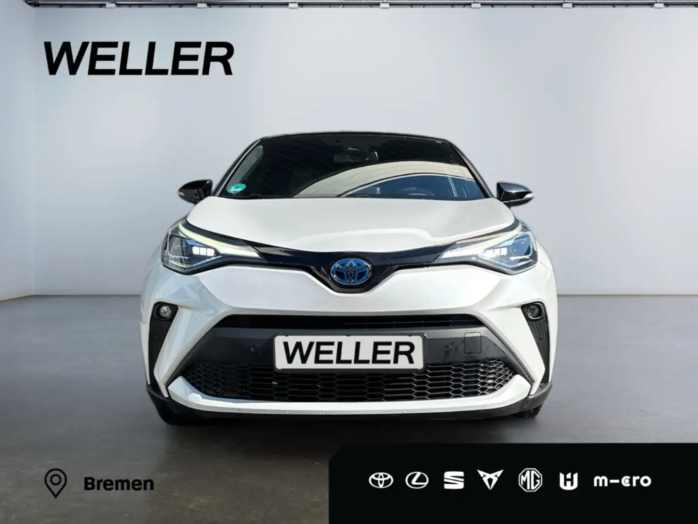 Toyota C-HR 1.8 Hybrid Lounge *ACC*Teilleder*CAM*SHZ*JBL Blanco - 2
