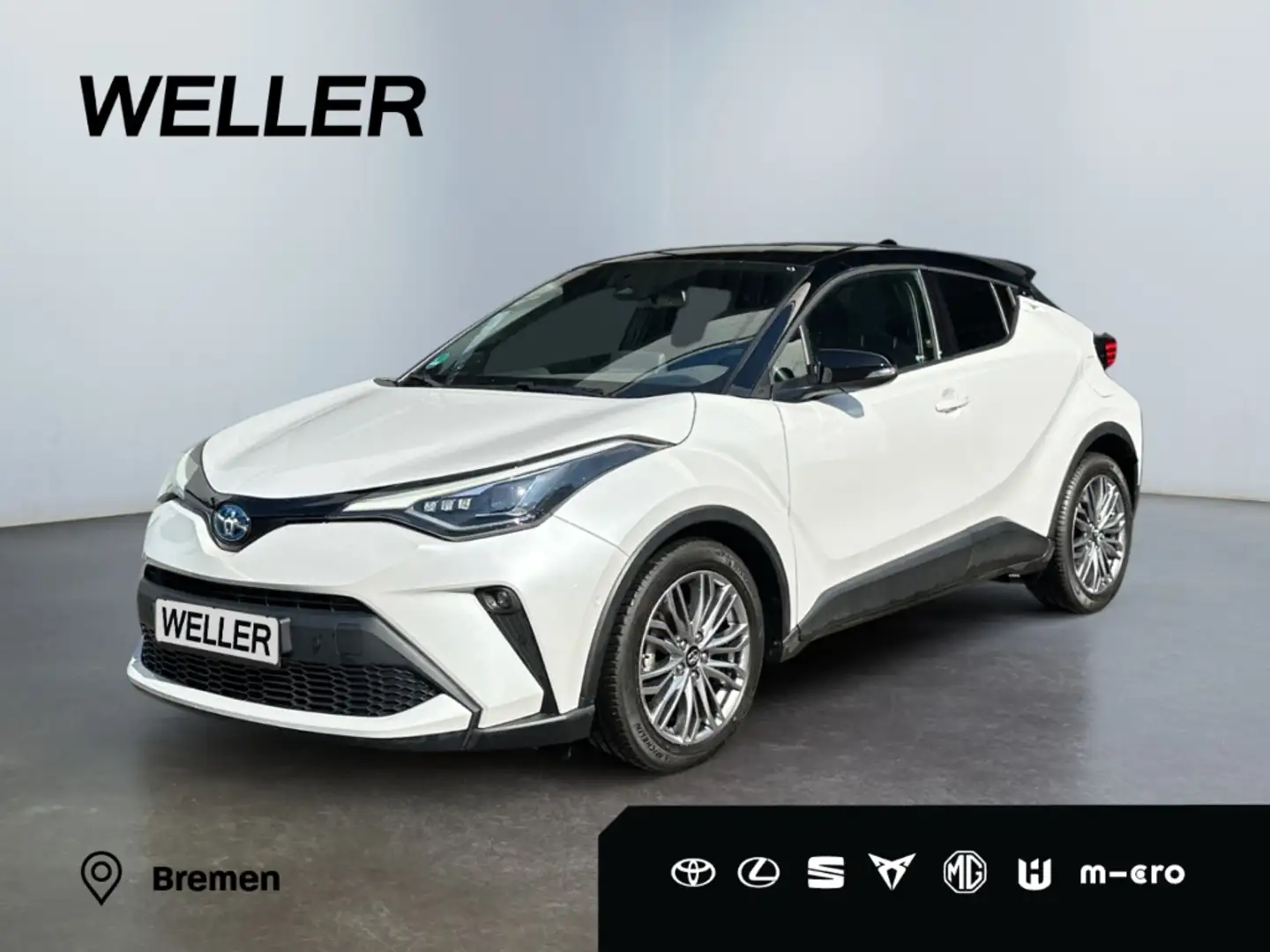 Toyota C-HR 1.8 Hybrid Lounge *ACC*Teilleder*CAM*SHZ*JBL Blanco - 1
