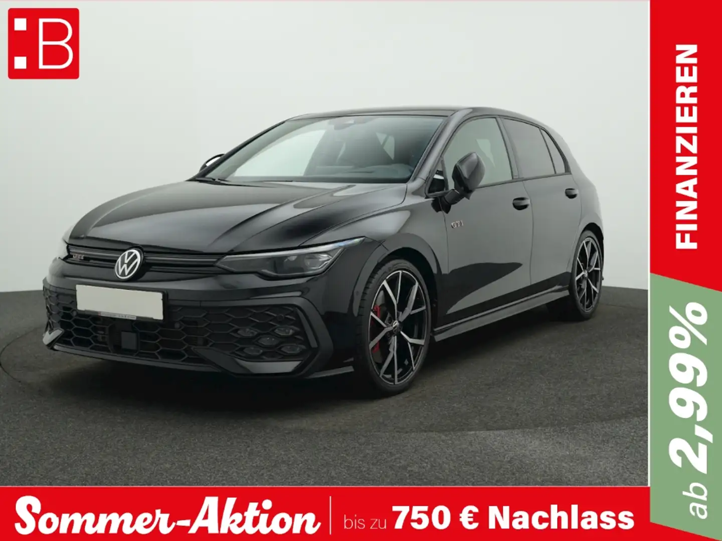 Volkswagen Golf GTI 8 2.0 TSI DSG BLACK STYLE IQ.LIGHT PANO NAVI 19 ES Schwarz - 1