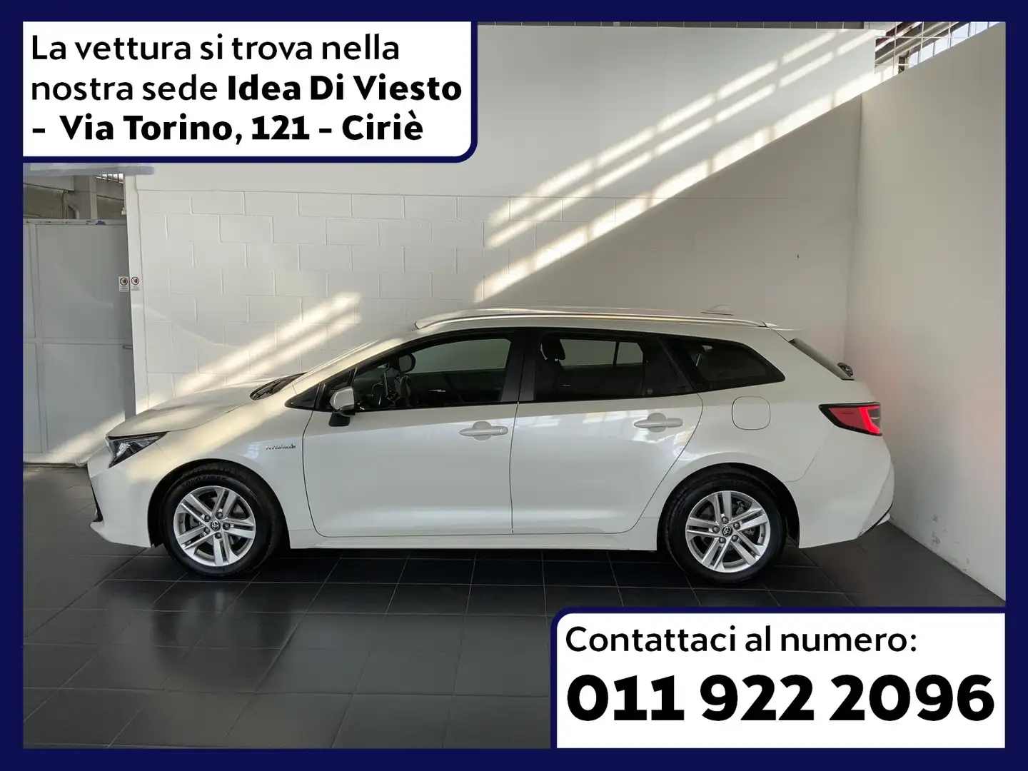 Toyota Corolla touring sports 1.8 hybrid active cvt Bianco - 2