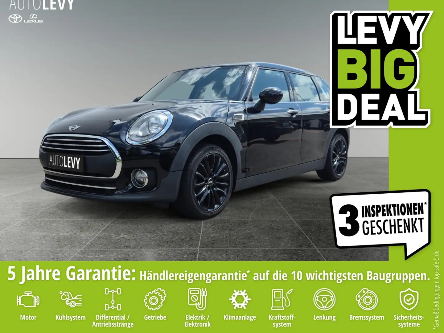 MINI One Clubman Clubmann 1.5 One *Navi*PDC*Allwetterreifen Schwarz - 1