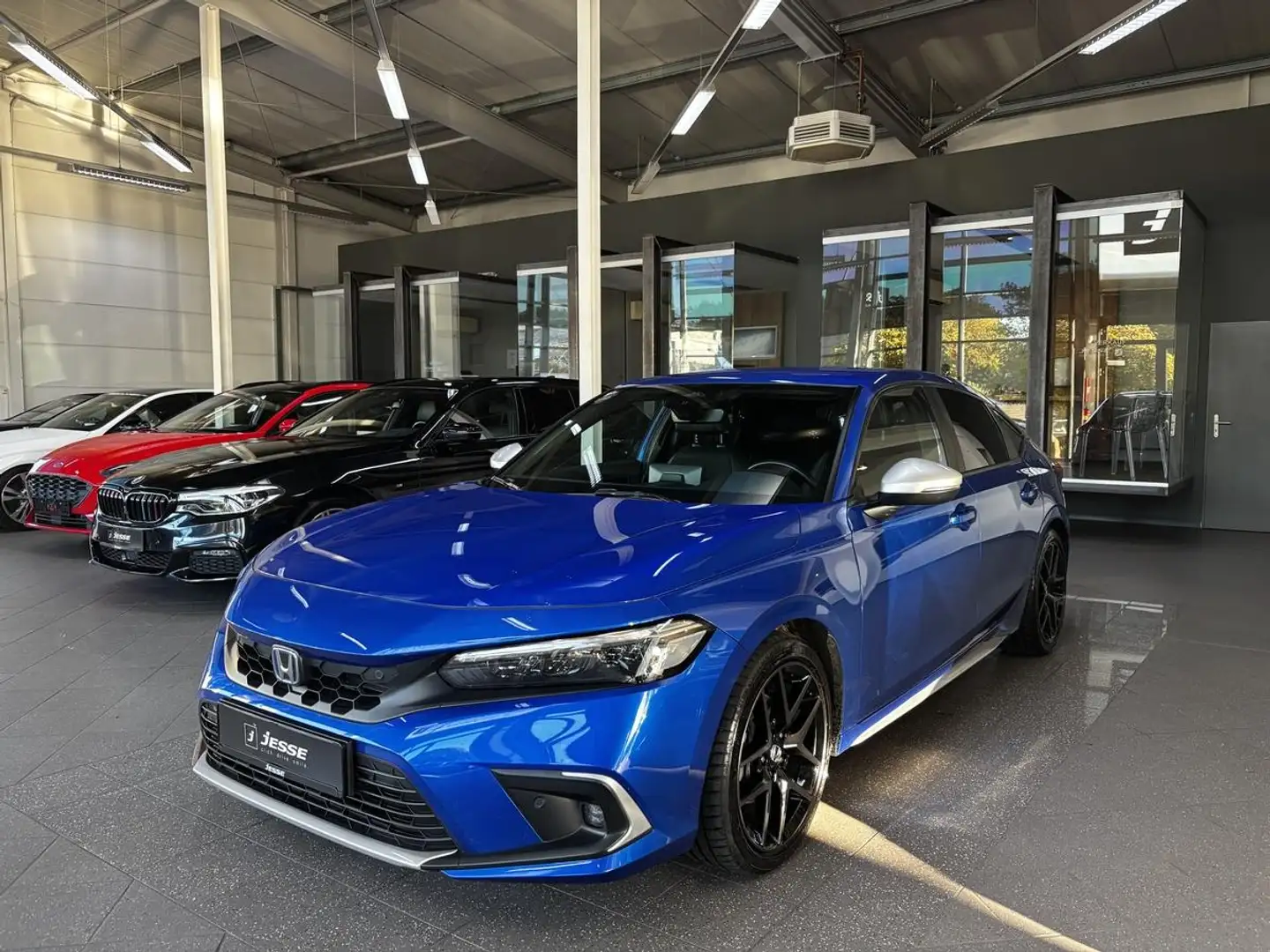 Honda Civic e:HEV 2.0 i-MMD Hybrid Sport LED ACC CarPlay Bleu - 1