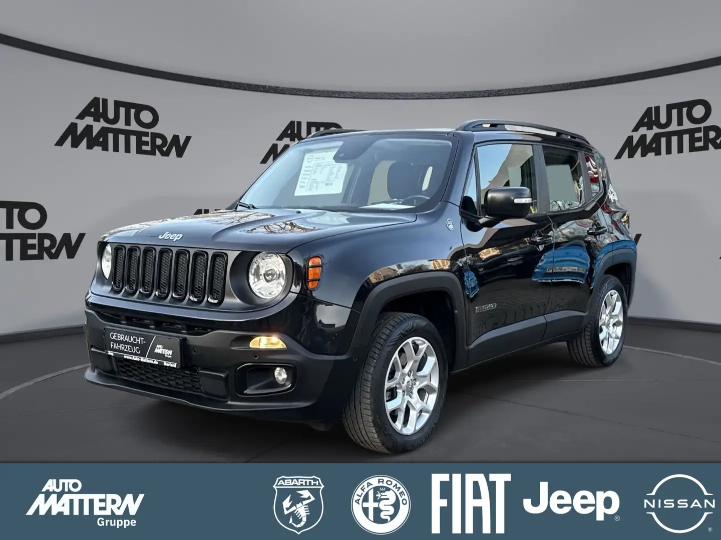 Jeep Renegade Limited 1,4 MultiAir 4x4 170PS Xenon S Zwart - 1