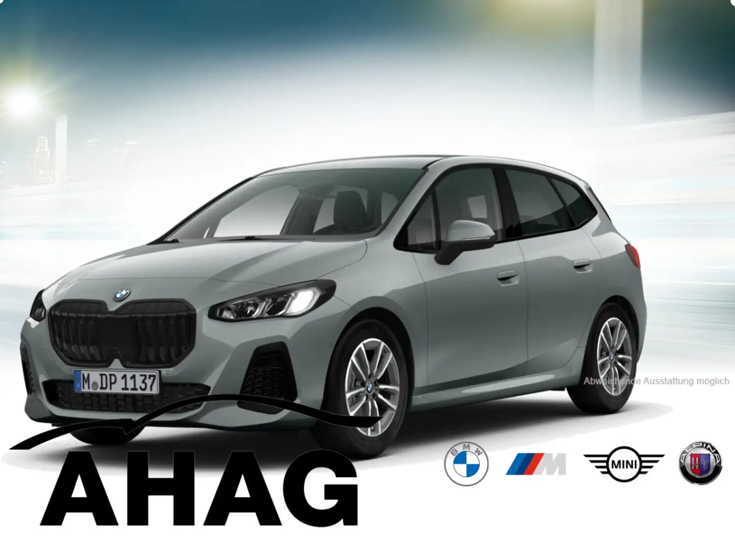BMW 218 i Active Tourer Steptronic DCT M Sportpaket Grau - 1