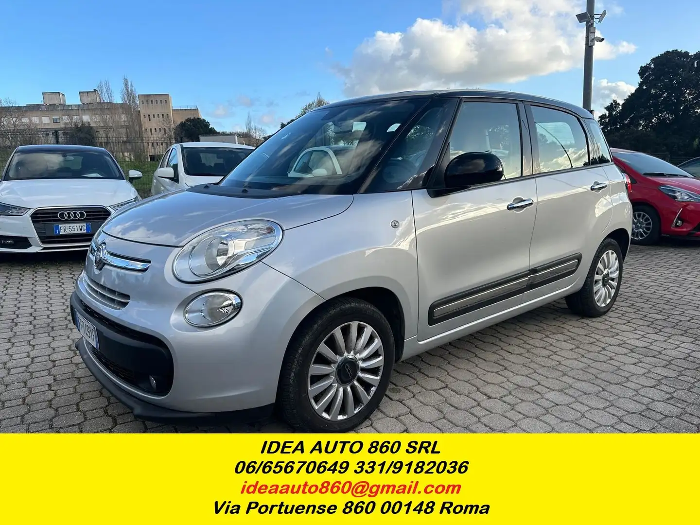 Fiat 500L 500L 1.3 mjt Lounge 95cv dualogic Zilver - 1