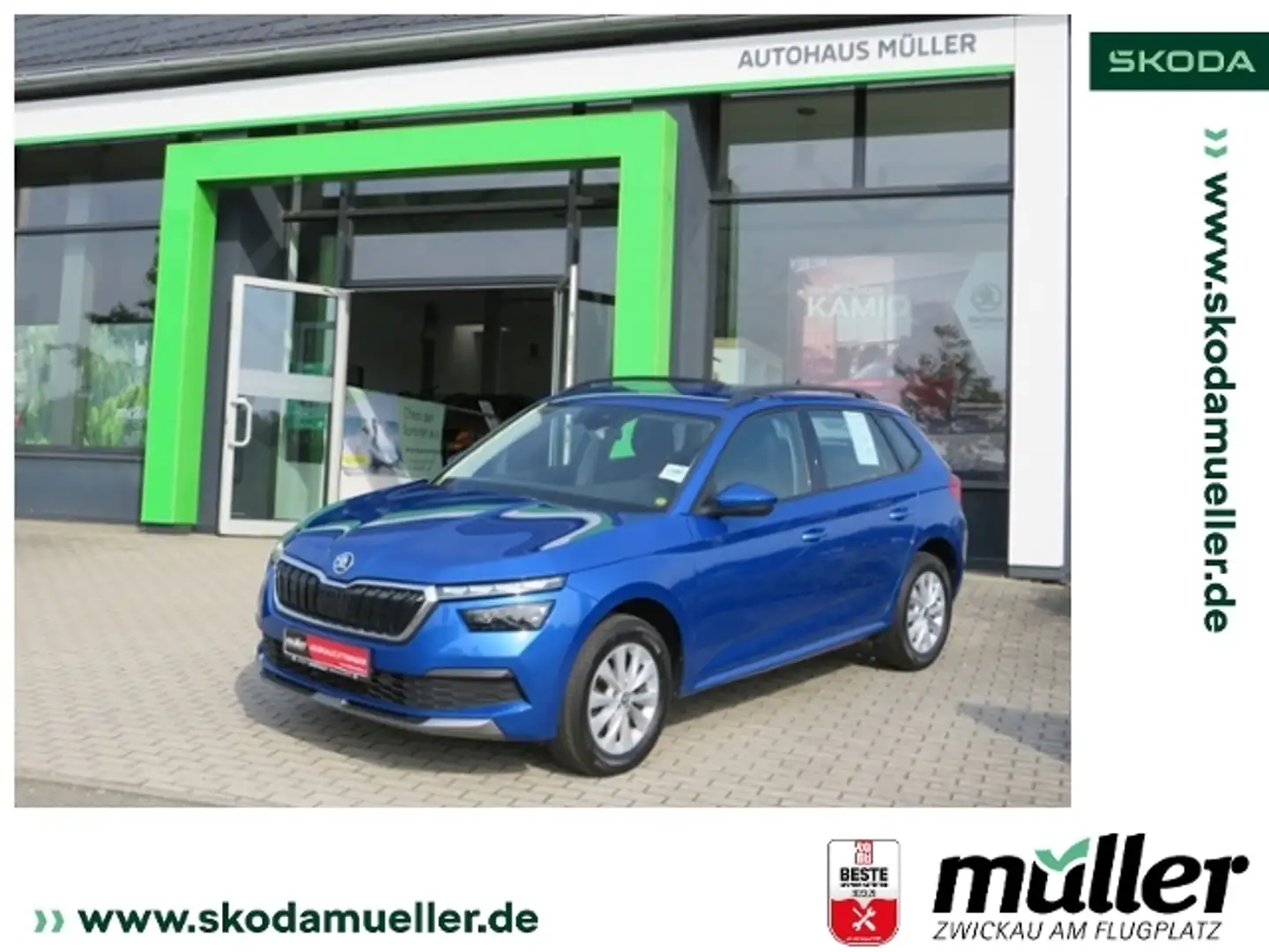 Skoda Kamiq Ambition 1.0TSI 85kW AHK LED beh. FS Azul - 1