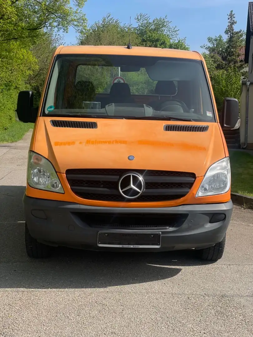 Mercedes-Benz Sprinter II Pritsche 313 CDI LANG TÜV NEU Orange - 2