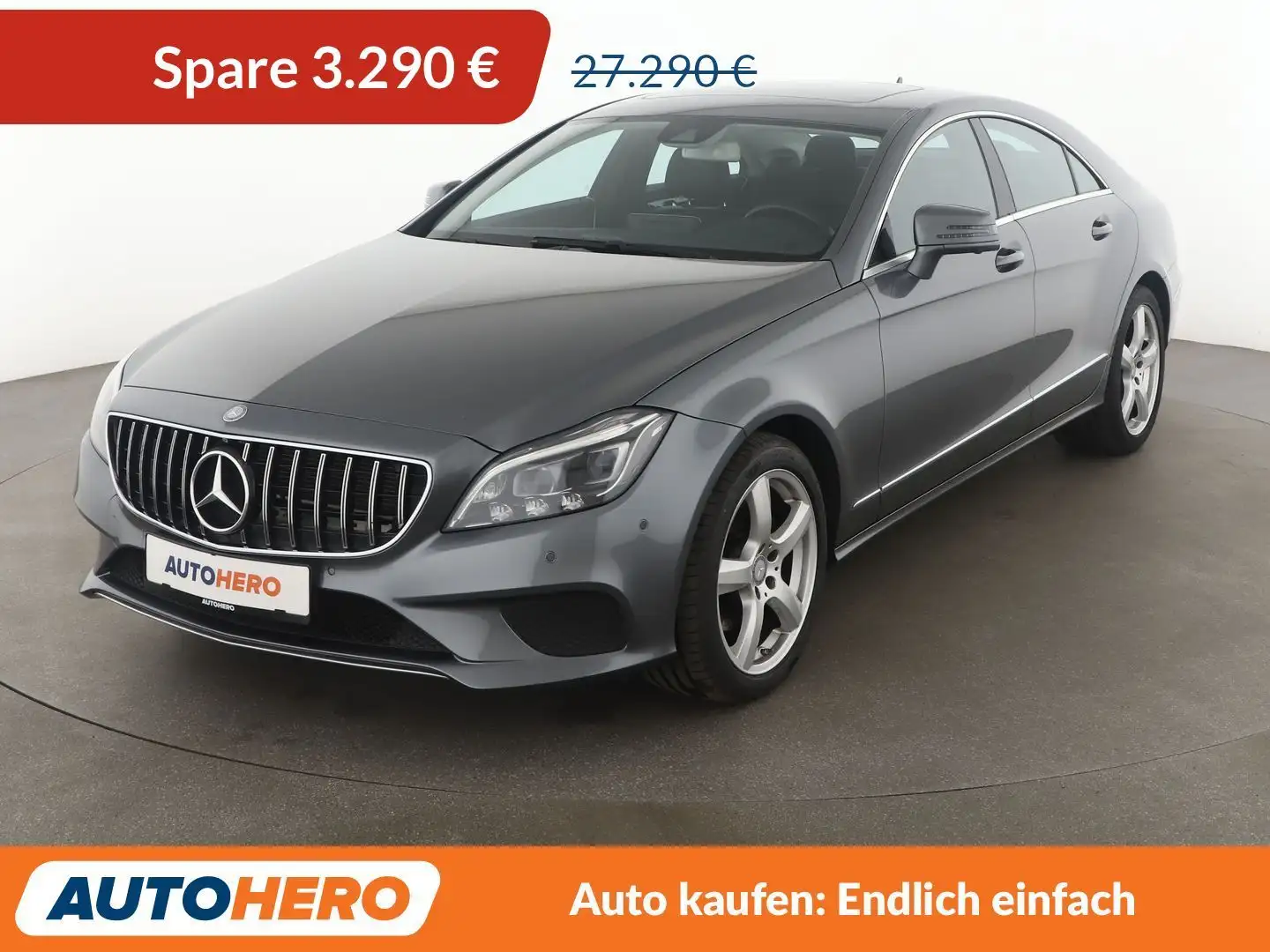 Mercedes-Benz CLS 350 d BlueTEC Aut.*NAVI*360*SHZ* Grau - 1