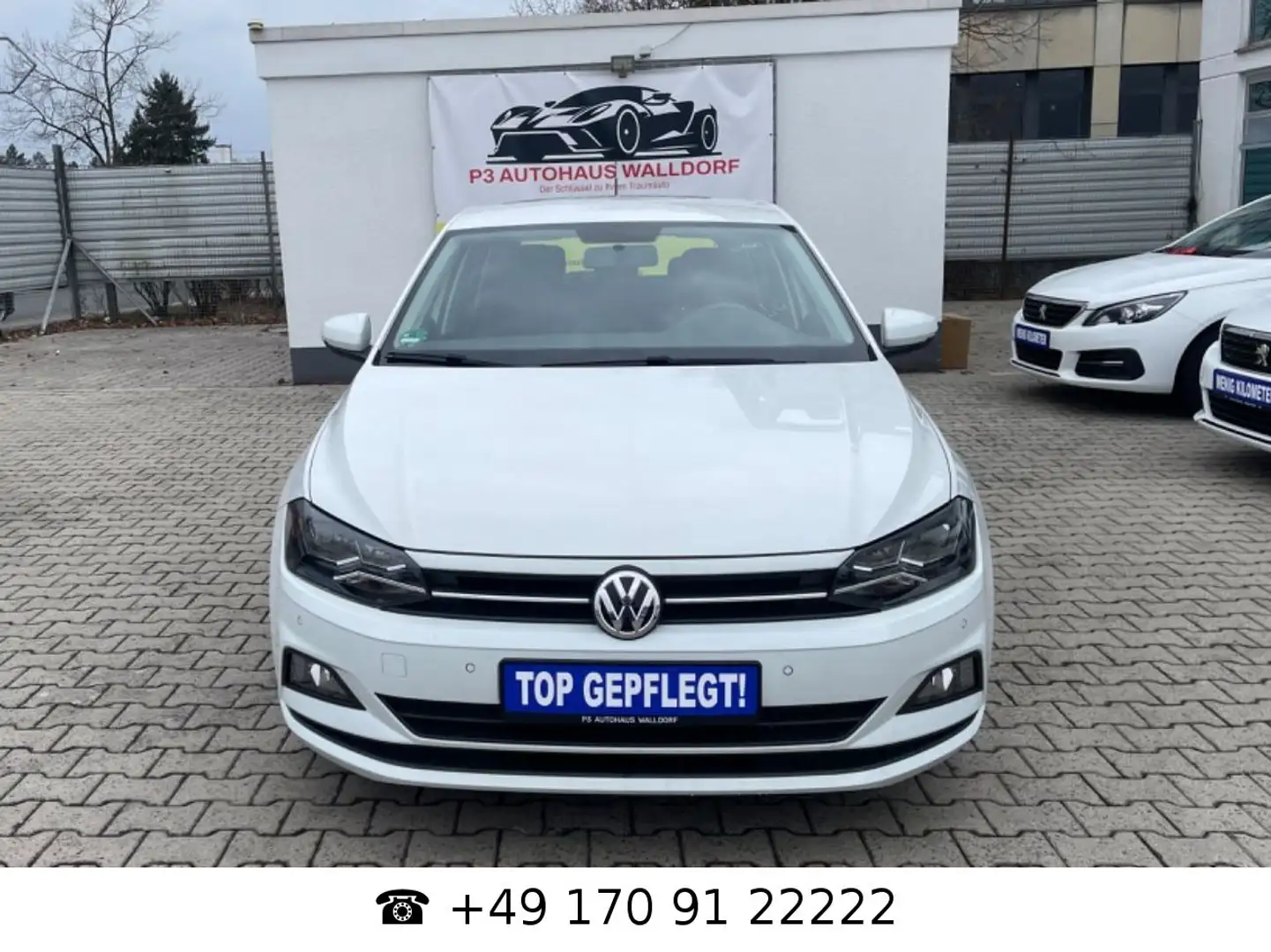 Volkswagen Polo VI Comfortline Parkzensoren+1. Hd+8xbereift Blanco - 1