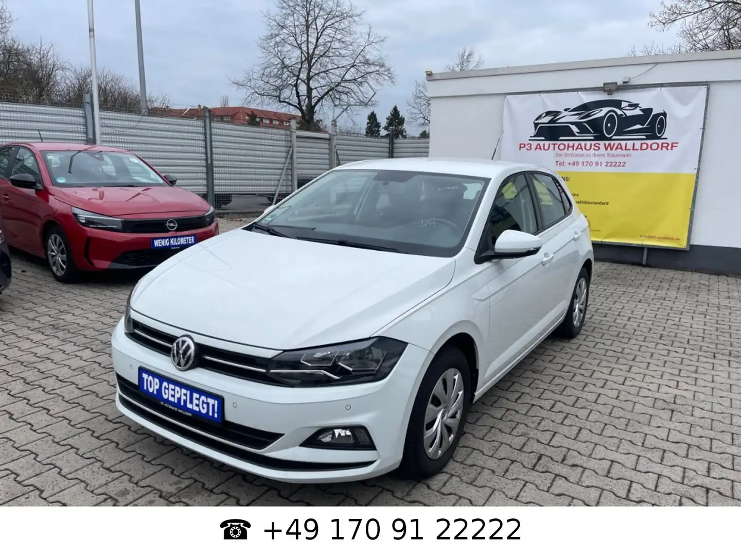 Volkswagen Polo VI Comfortline Parkzensoren+1. Hd+8xbereift Blanco - 2