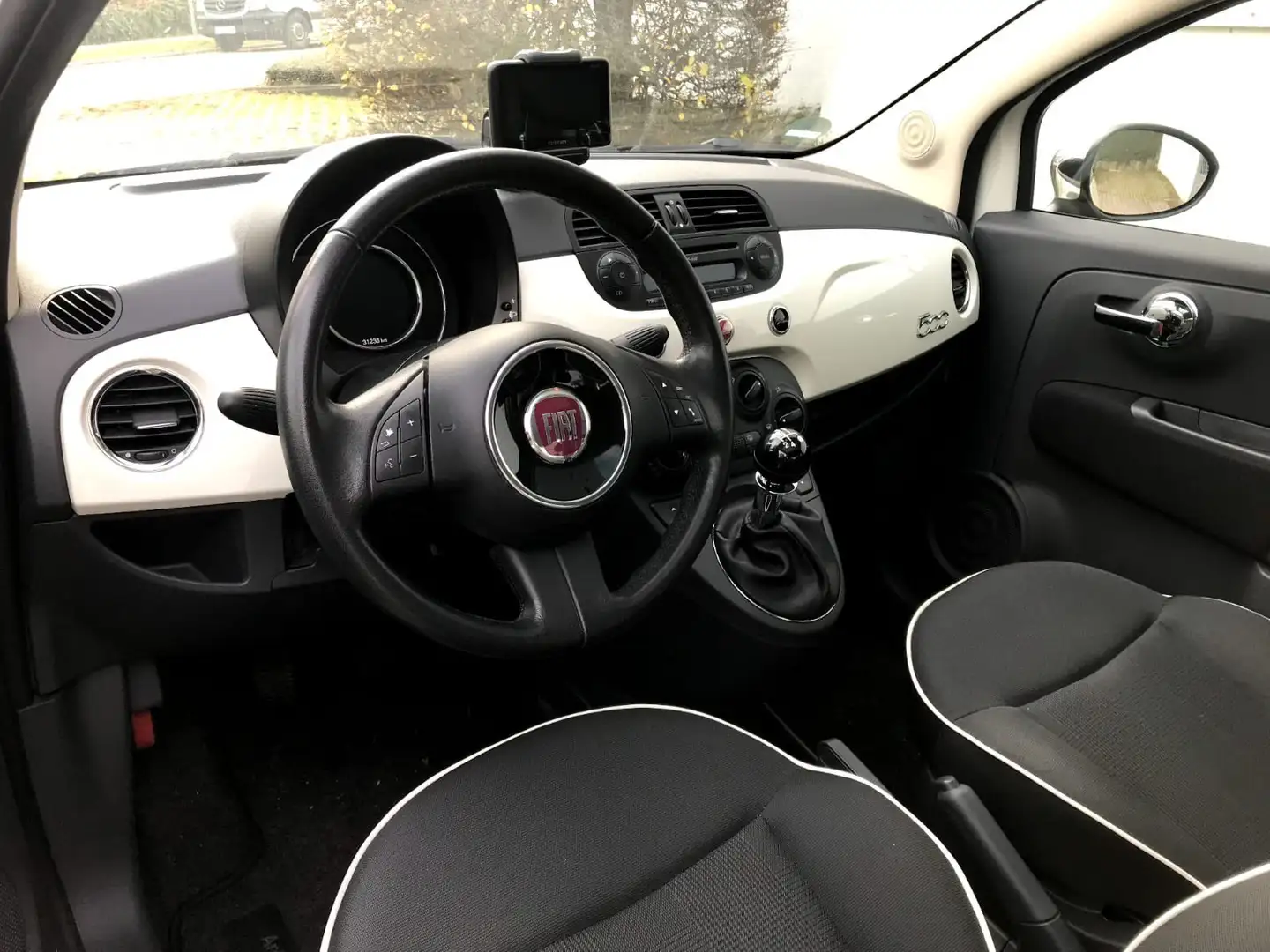 Fiat 500 500 1.2 Lounge Weiß - 2