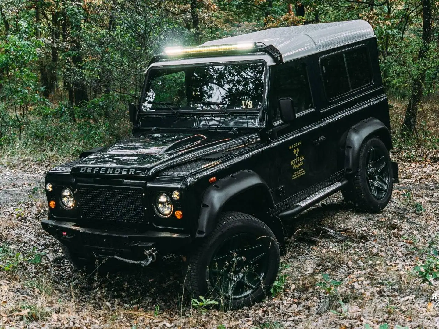 Land Rover Defender Land Rover 90" 5,3 Liter V8 Originalzustand unter 30k Kilometer Grün - 1