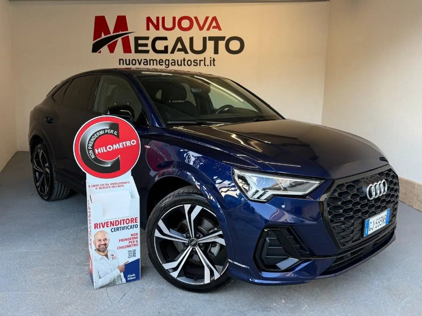 Audi Q3 SPB 35 TDI S line edition Bleu - 1