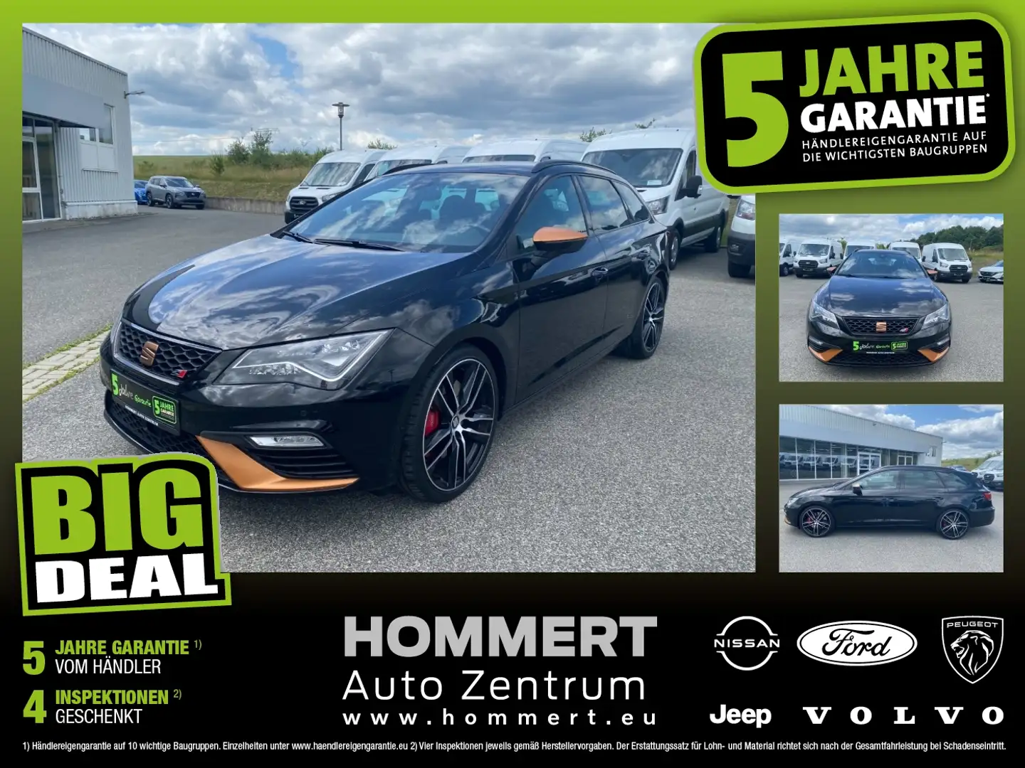 SEAT Leon 2.0 TSI ST 300 Navi Kamera Parkpilot LED Nero - 1