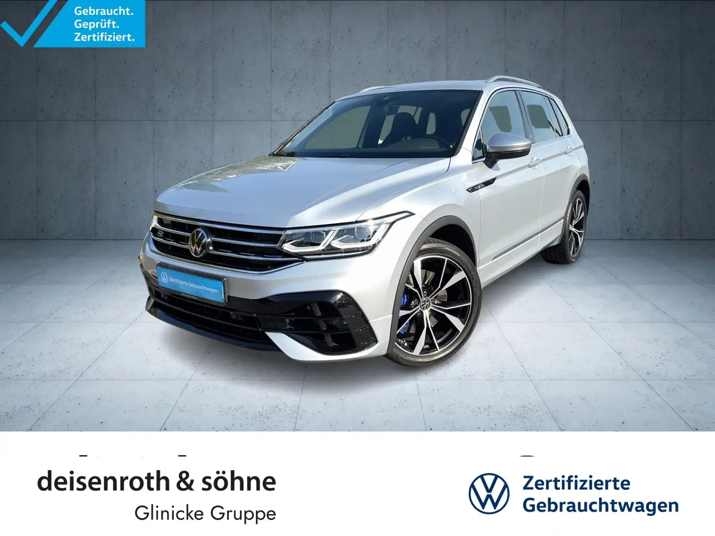 Volkswagen Tiguan R Nav/DCC/DAB/AppCon/ACC/Assist/Matrix Silber - 1