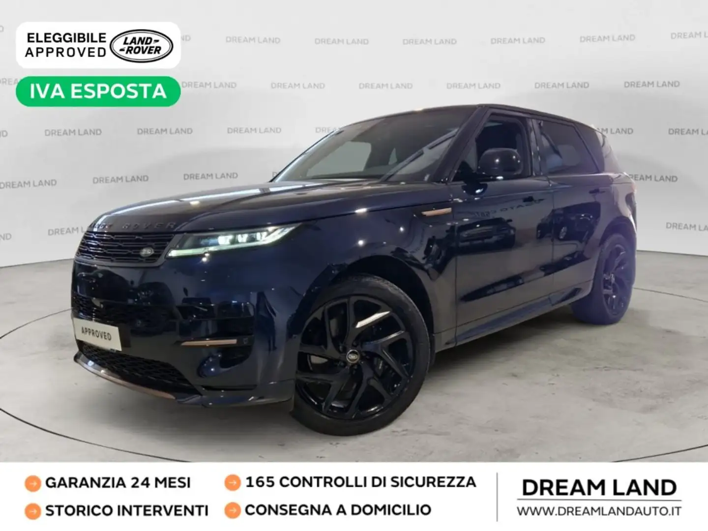 Land Rover Range Rover Sport 3.0D l6 249 CV Dynamic HSE GANCIO+TETTO Blau - 1