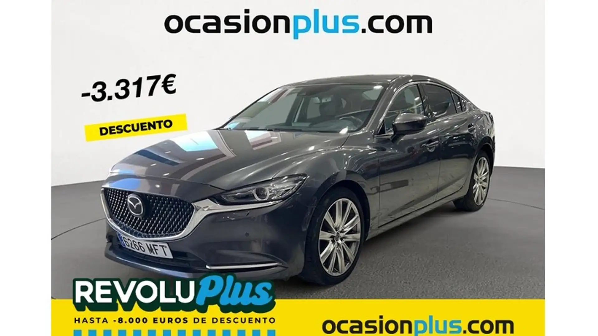 Mazda 6 2.0 Skyactiv-G Exclusive-Line 165 Gris - 1