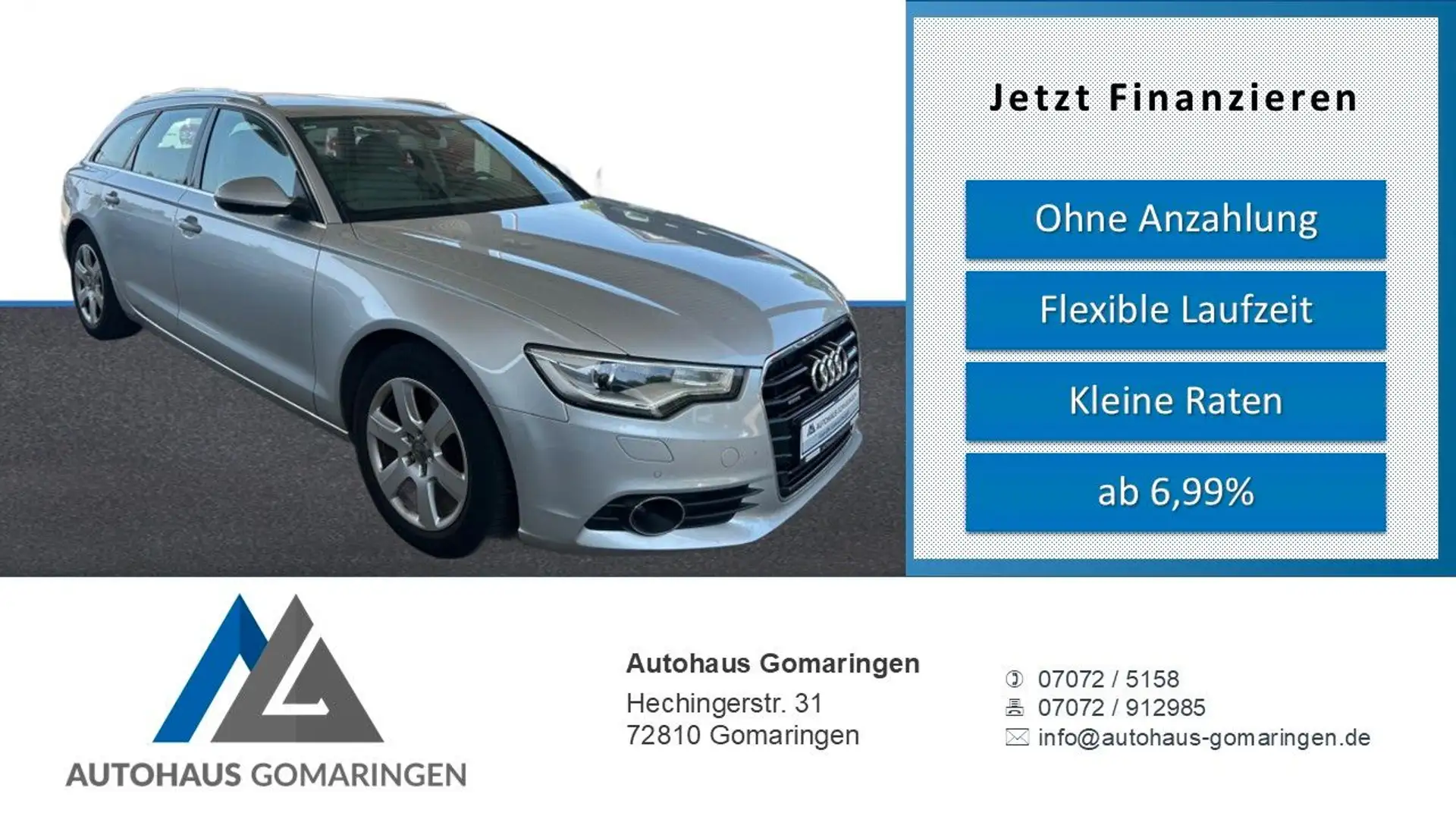 Audi A6 Avant 2.8 FSI quattro*1.Hand*Kamera*Navi*AHK Silber - 1