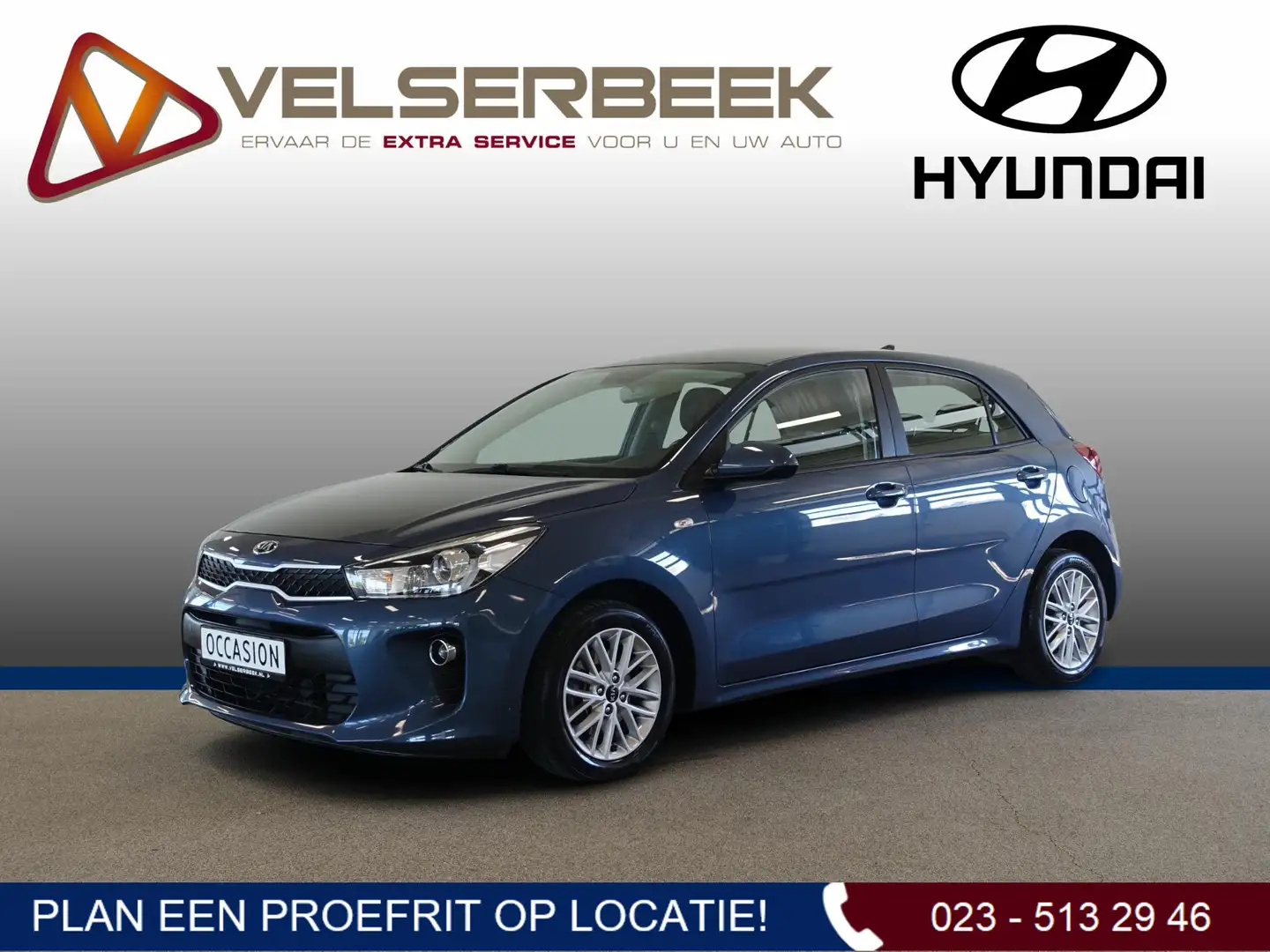 Kia Rio 1.0 TGDI DynamicLine *Camera/Carplay/Cruise/LMV * Blauw - 1