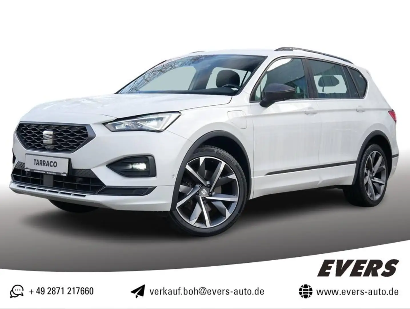 SEAT Tarraco 1.4 e-HYBRID DSG FR AHK+LEDER+20Z.+ACC Weiß - 1