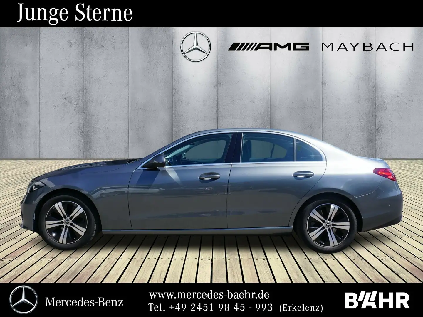 Mercedes-Benz C 180 C 180 Avantgarde/MBUX-Navi/LED/RFK/SHZ/LMR-17" Grau - 2