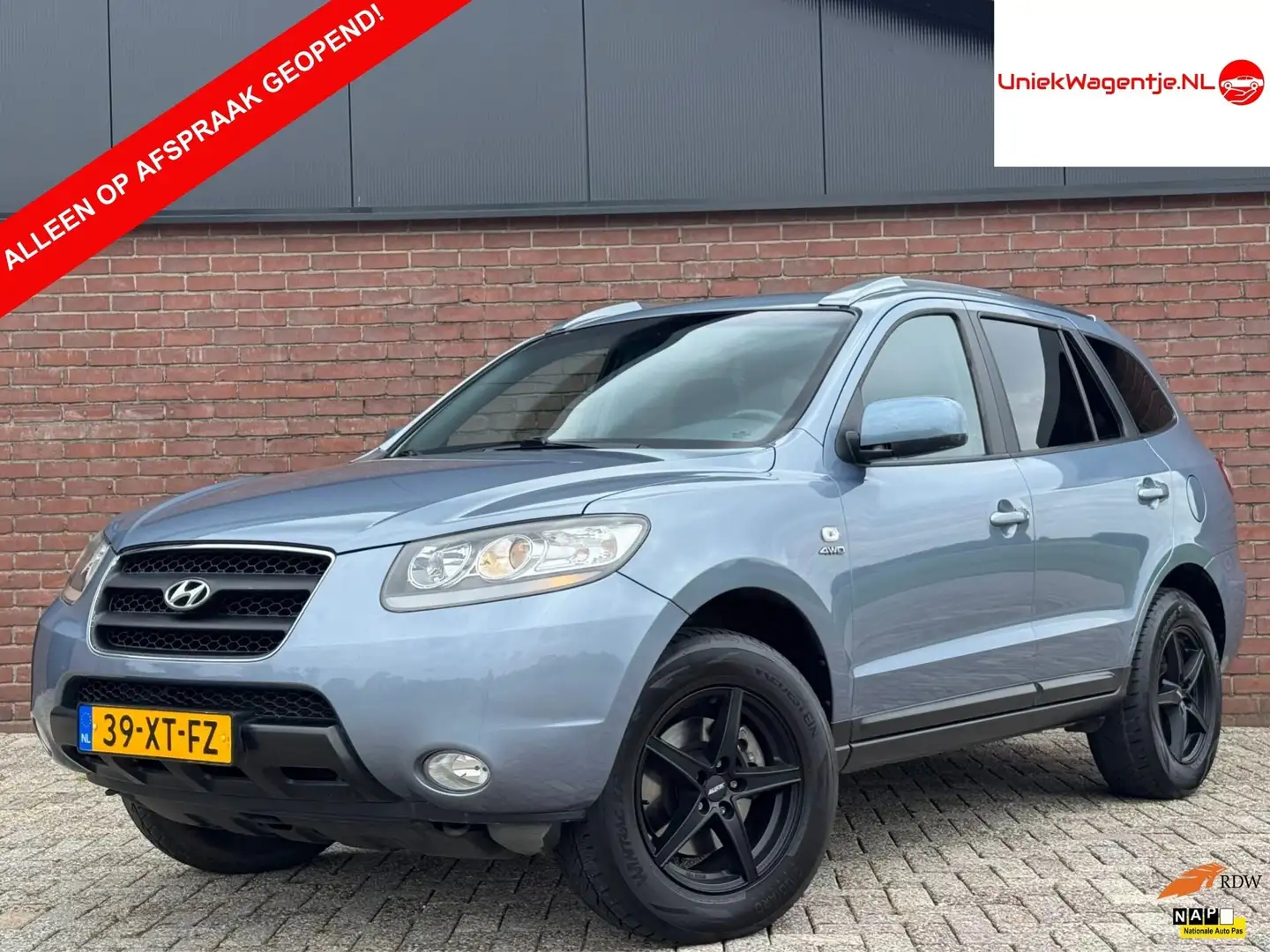 Hyundai SANTA FE V6 4WD 7-PERSOONS | NL-AUTO! | TREKHAAK! Kék - 1