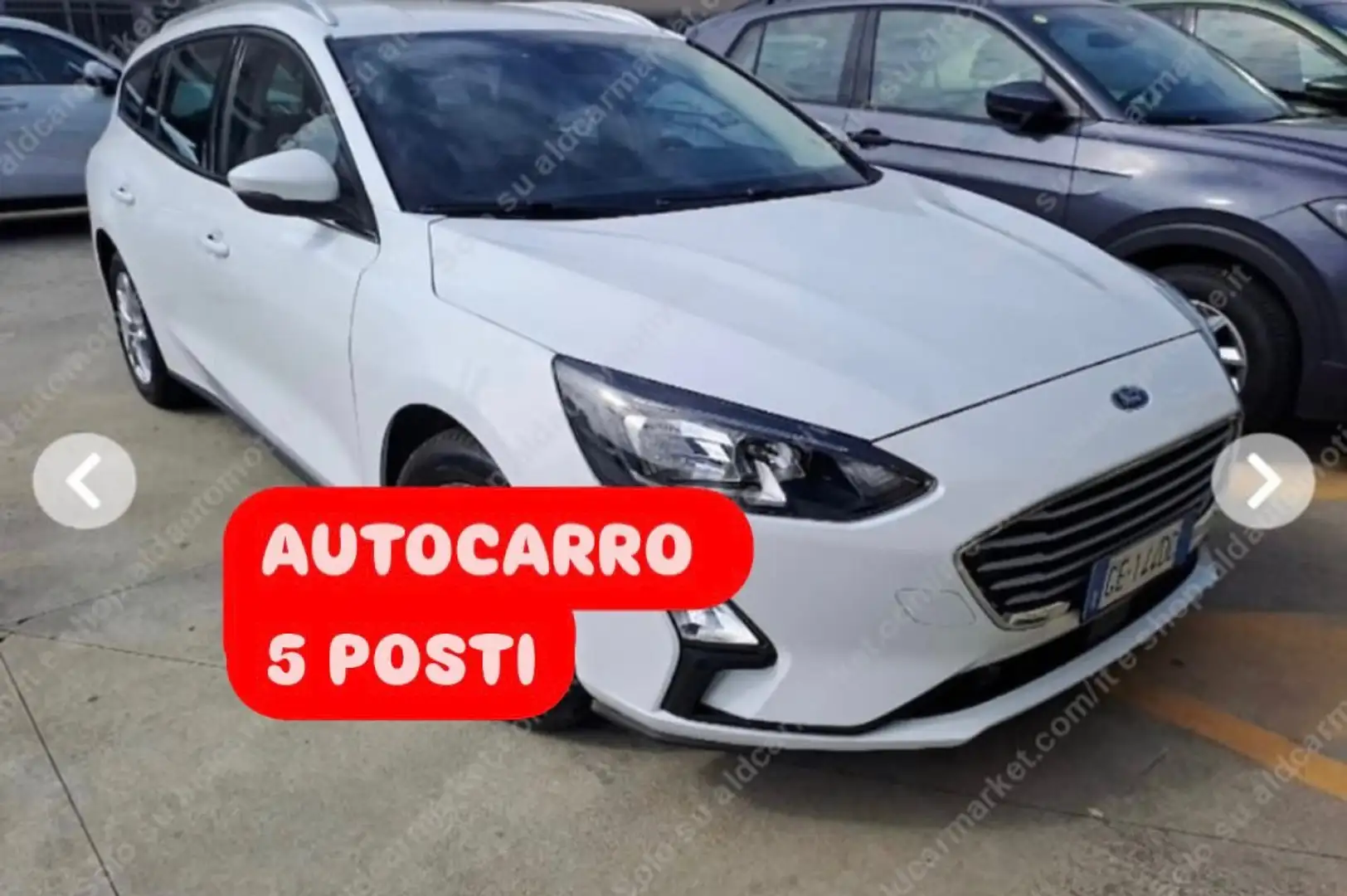 Ford Focus 1.5TDCI 120cv SW AUTOCARRO Anno 2021 Weiß - 1