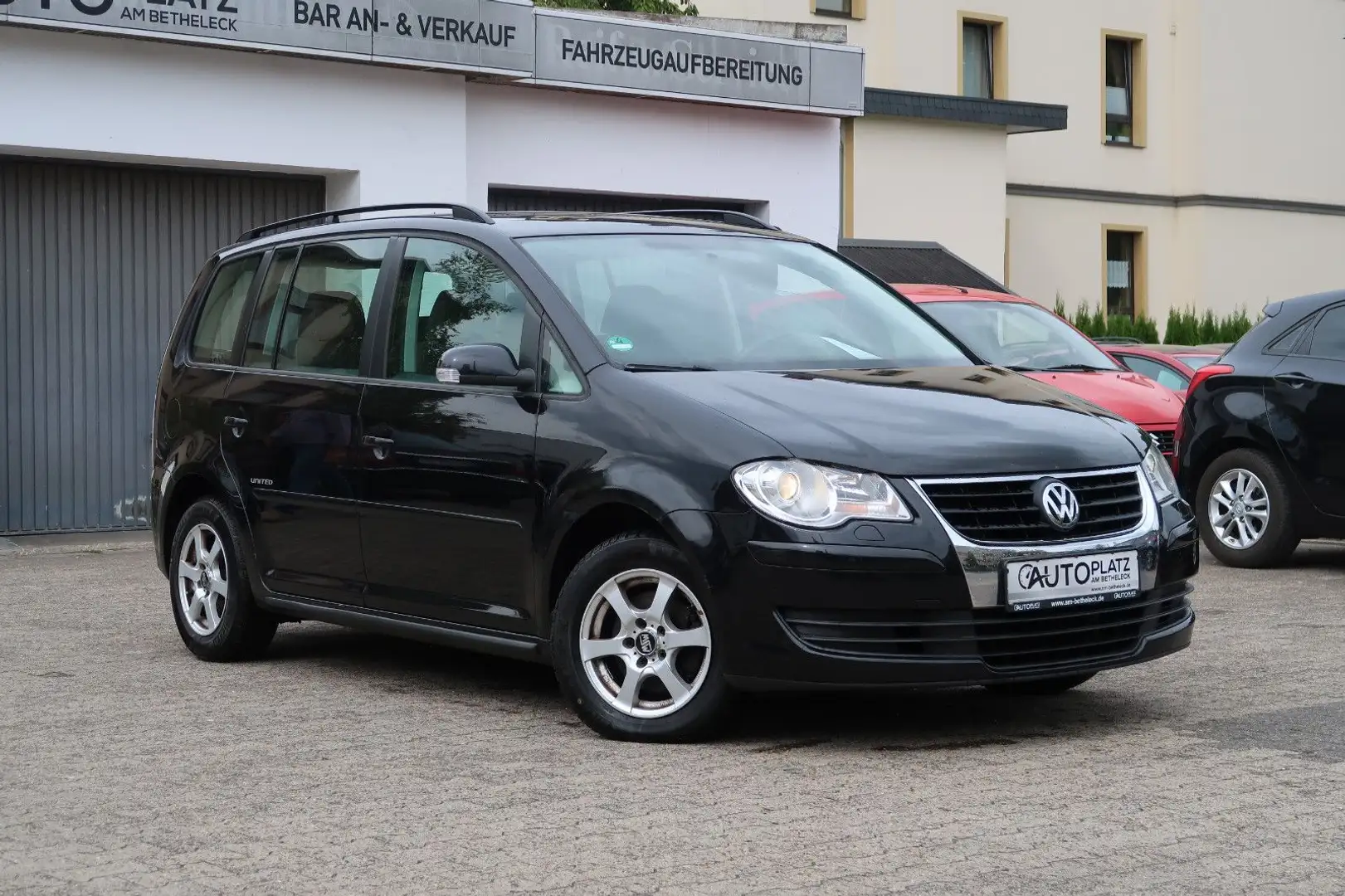 Volkswagen Touran 1.4TSI *1.HAND *7-SITZER *STEUERKETTE NEU Schwarz - 1