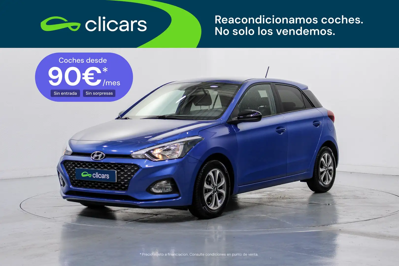 Hyundai i20 1.0 TGDI Klass 100 Azul - 1