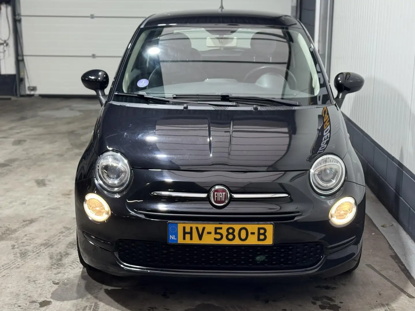 Fiat 500 0.9 TwinAir Turbo Popstar Automaat Airco Vol Jaar Zwart - 2