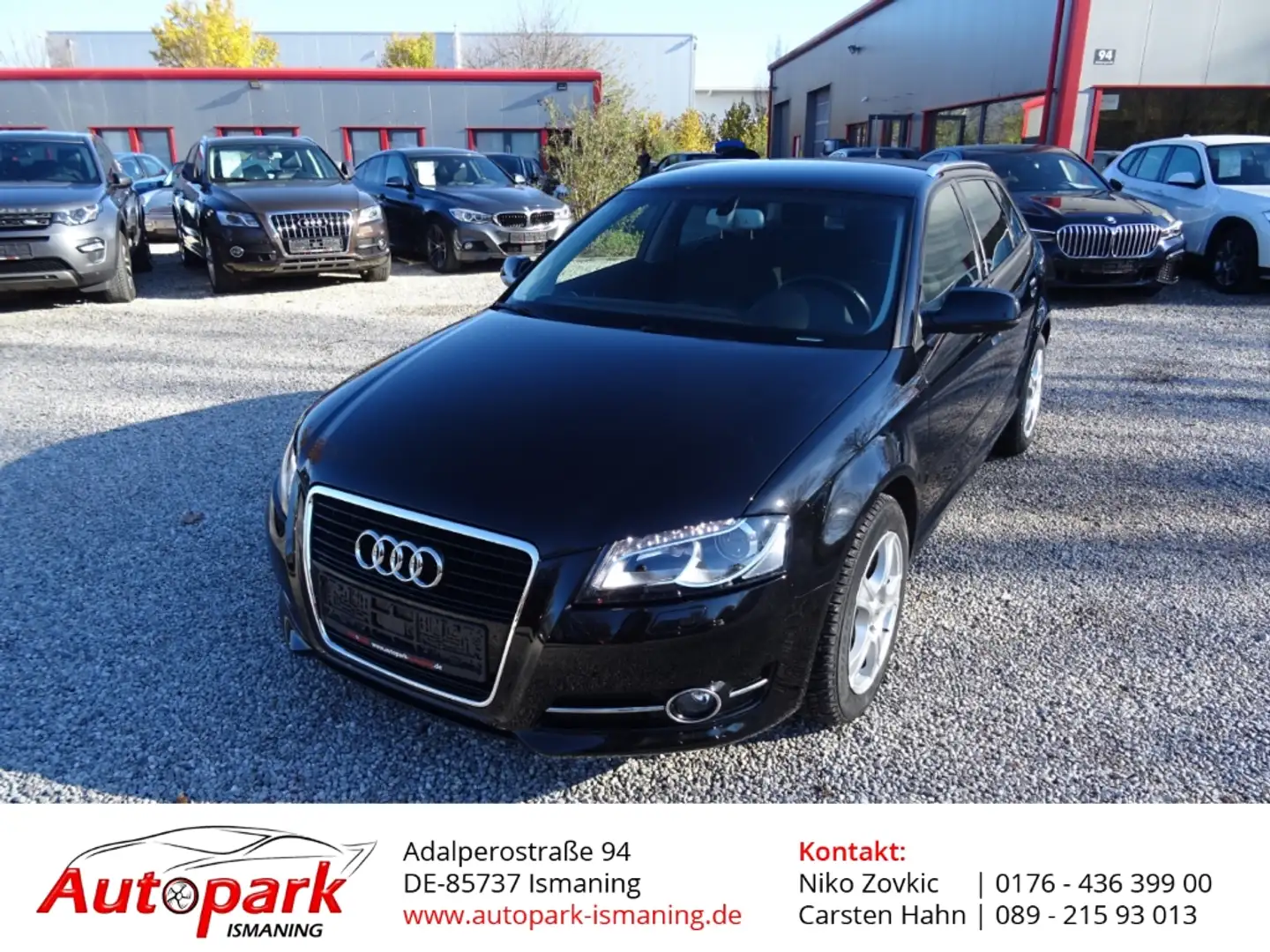 Audi A3 Sportback 1.6 TDI Ambiente Navi Xenon SHZ Temp Schwarz - 1