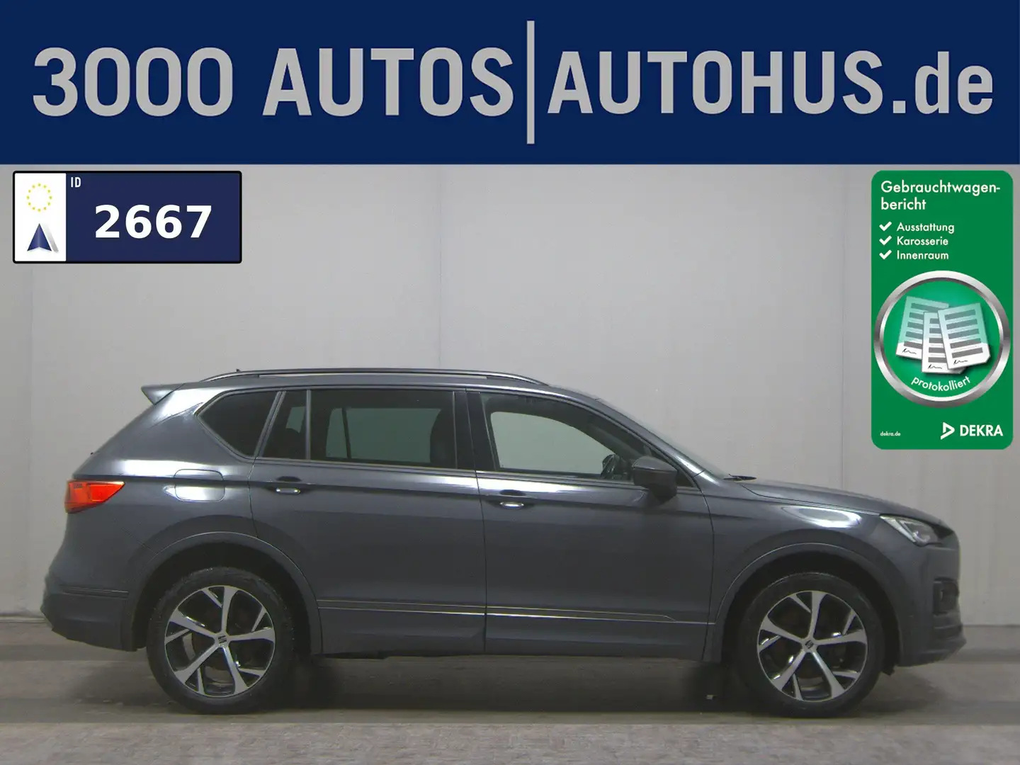 SEAT Tarraco 1.4 e-HYBRID FR-Line Navi LED vc Pano Grau - 1