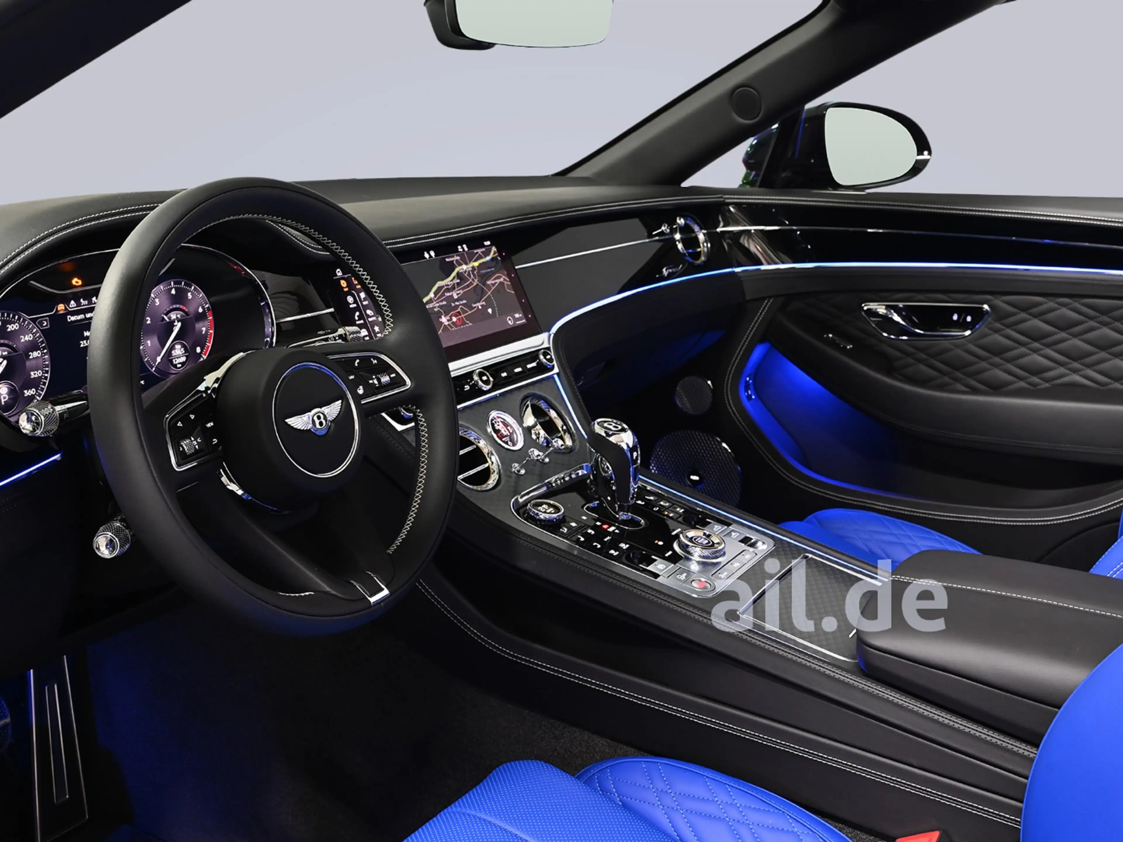 Bentley Continental GTC W12 Speed Blackline HUD MATRIX — photo 4