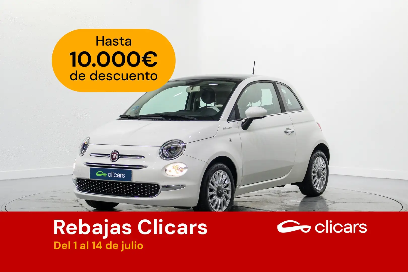 Fiat 500 1.0 Hybrid Dolcevita 52kW Blanco - 1