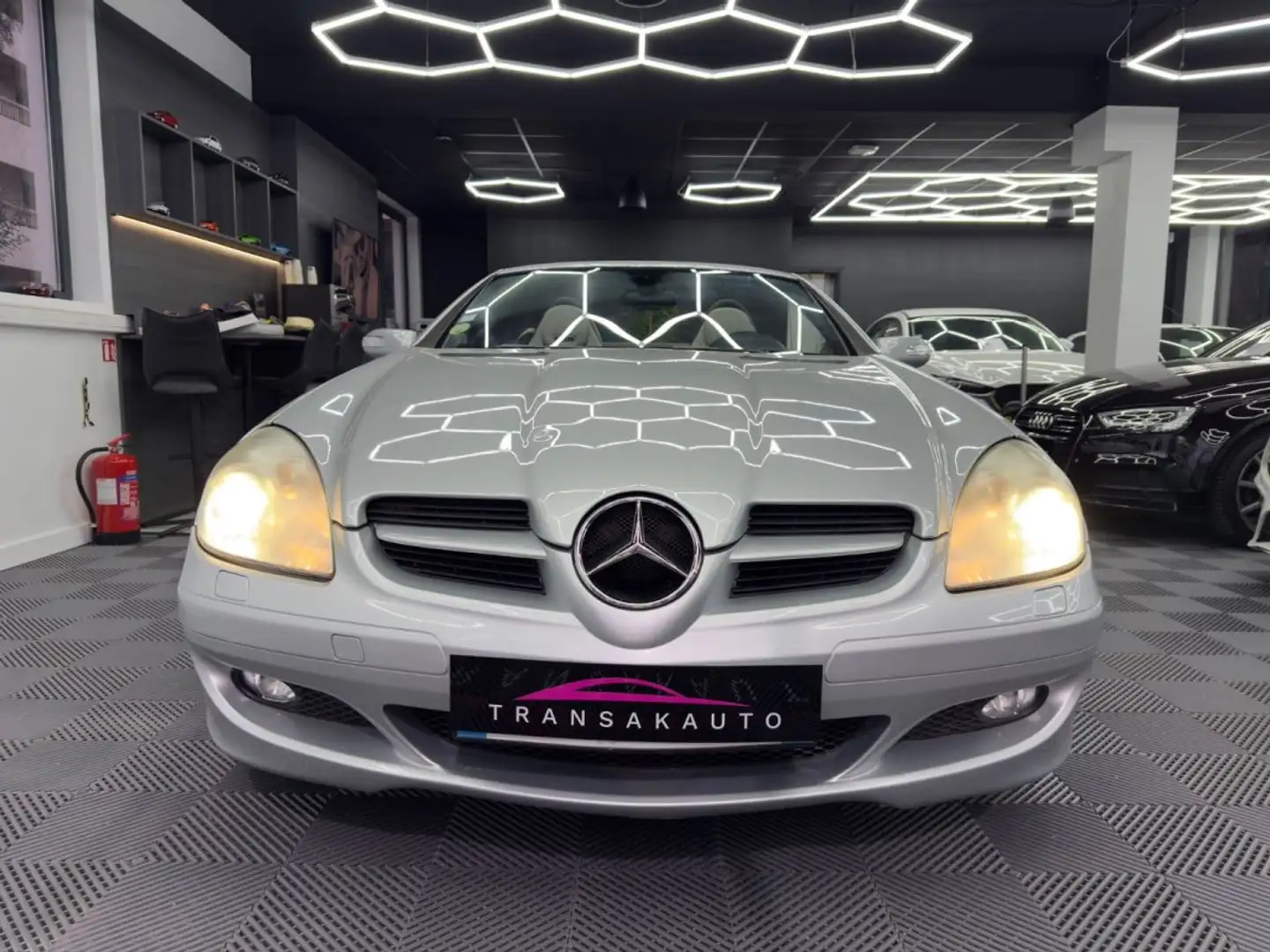 Mercedes-Benz SLK 200 KOMPRESSOR 1.8 KOMPRESSOR 163cv CABRIOLET BVA Grau - 2