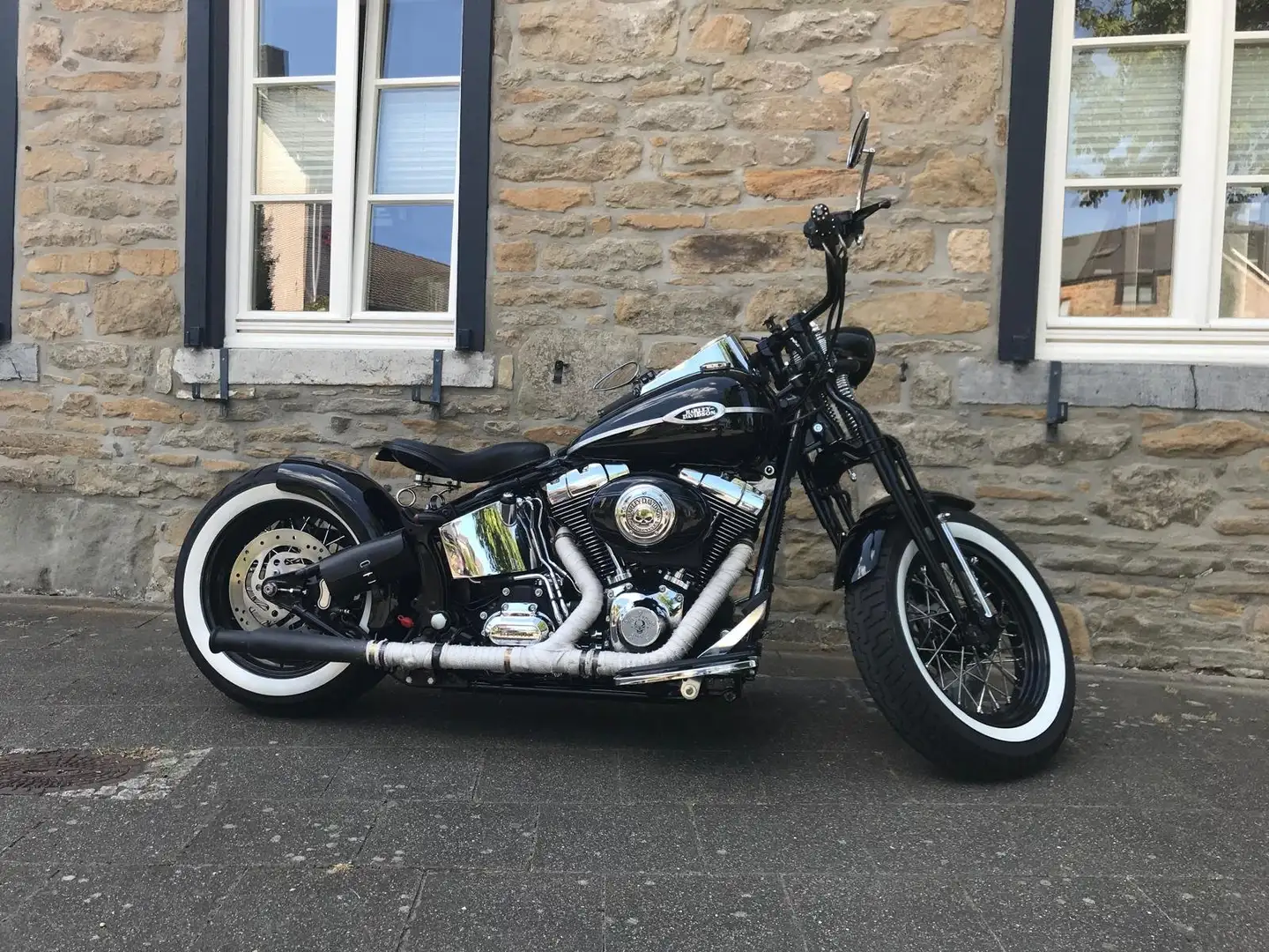 Harley-Davidson Softail FLSTSC Softail Springer - Custom Bike Fekete - 2