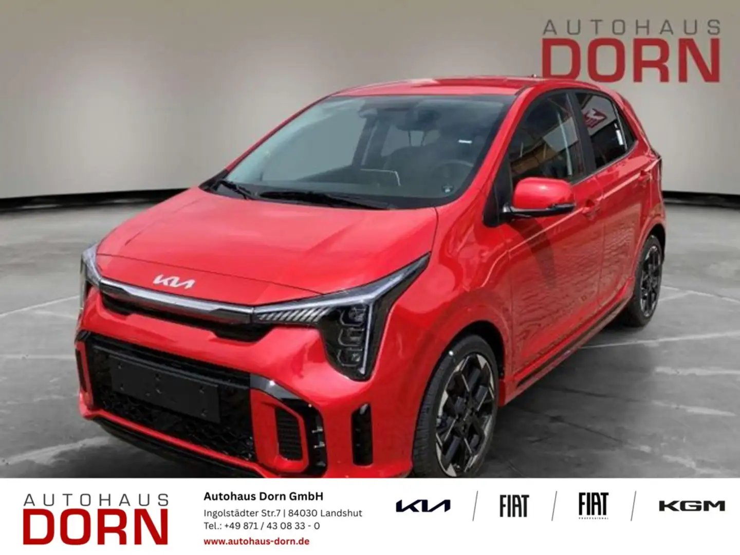 Kia Picanto GT-Line 1.2 MT Rückfahrkamera Navi Klima Rot - 1