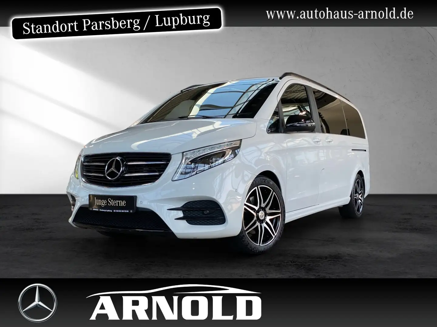 Mercedes-Benz V 250 V 250 d EDITION Lang AMG Line Night AHK Kamera  BC Weiß - 1