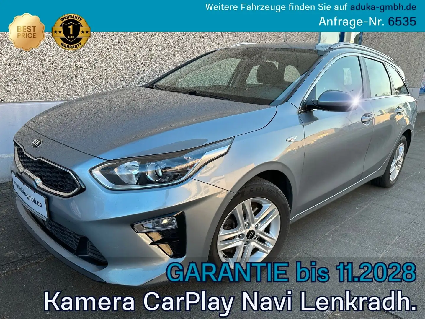 Kia Ceed SW / cee'd SW 1.6 CRDi MHEV Hybrid Vision CarPlay DAB Navigation Grigio - 1