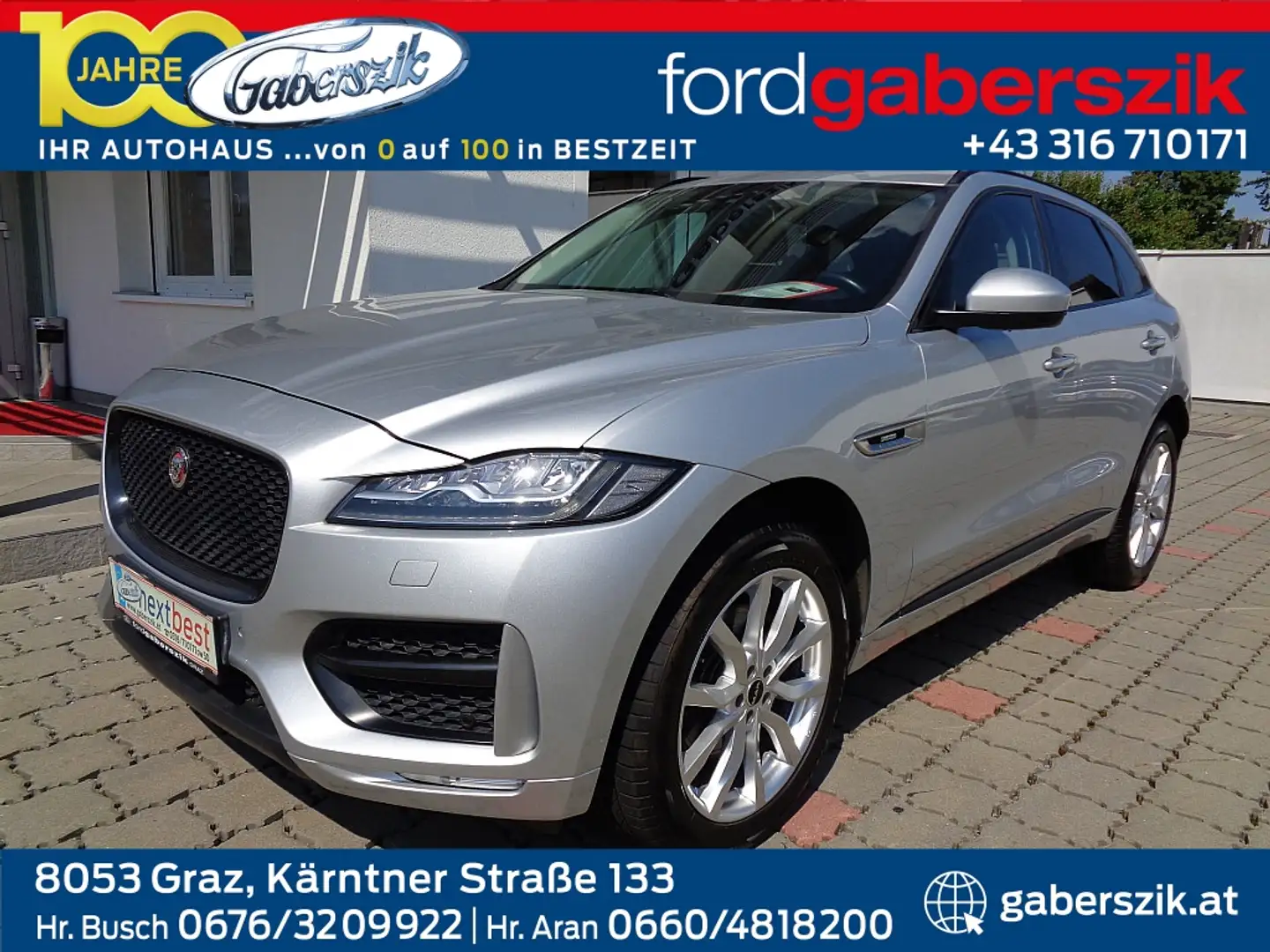 Jaguar F-Pace 30d AWD R-Sport Aut. neuer Motor R-Sport Silber - 1