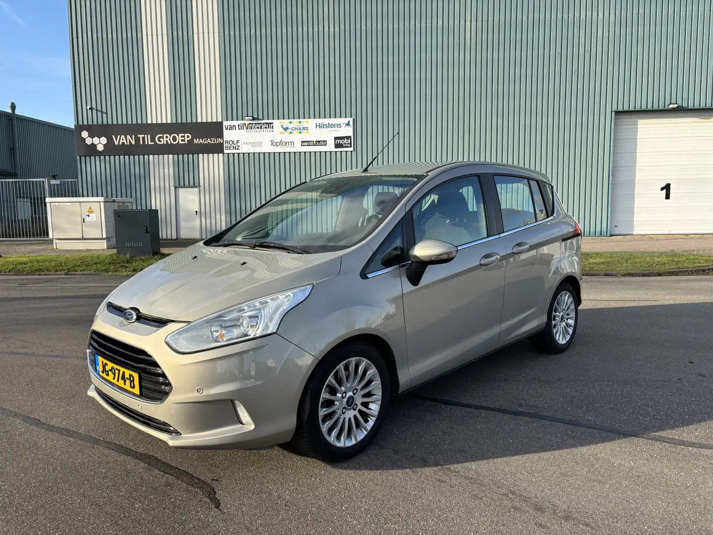 Ford B-Max 1.6 TI-VCT Titanium Automaat 105 PK. Unieke auto m Beige - 1