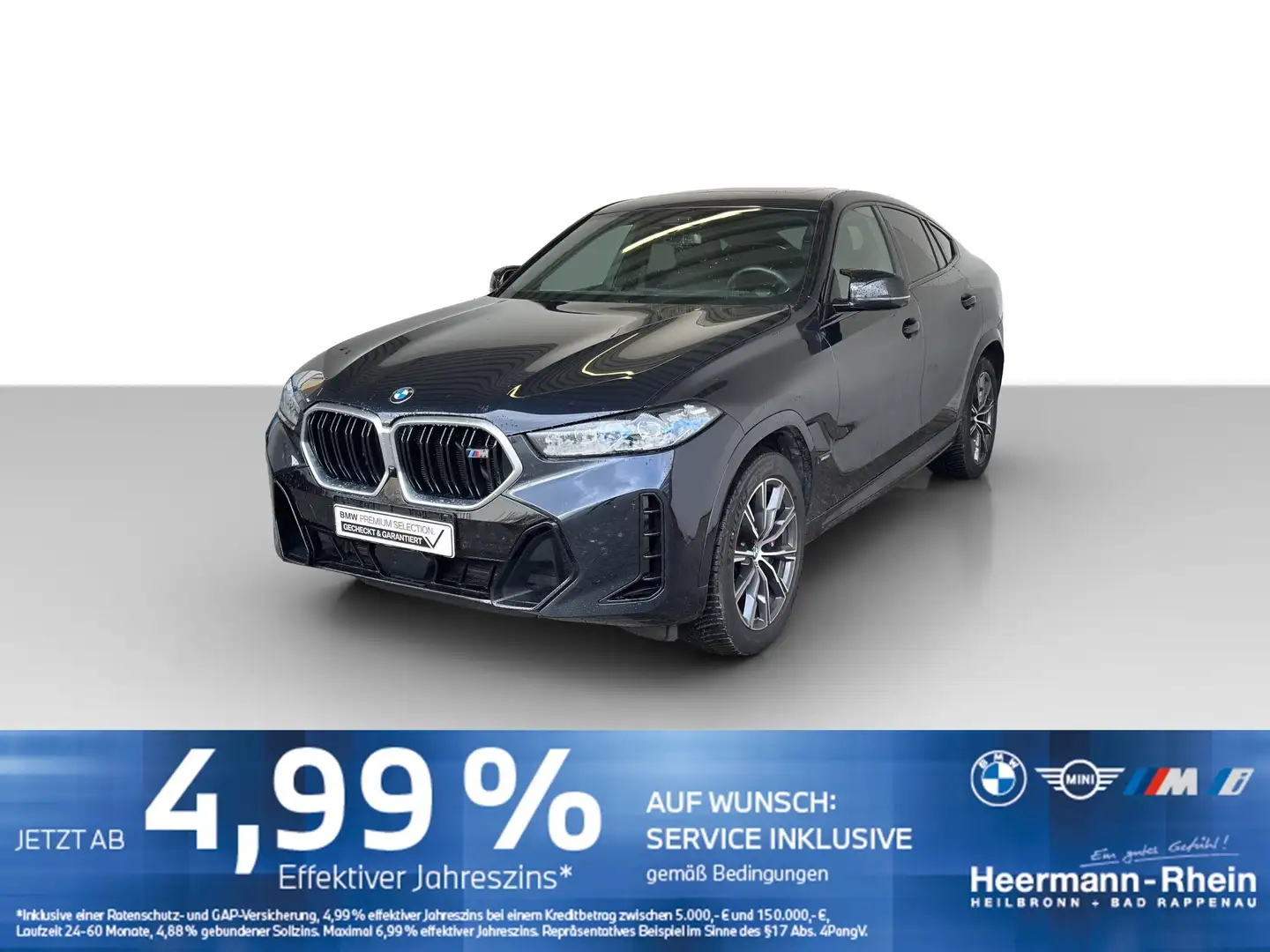 BMW X6 M 60iA xDrive LiveCock.Standh.B&W.GSD.AHK.LED. Schwarz - 2