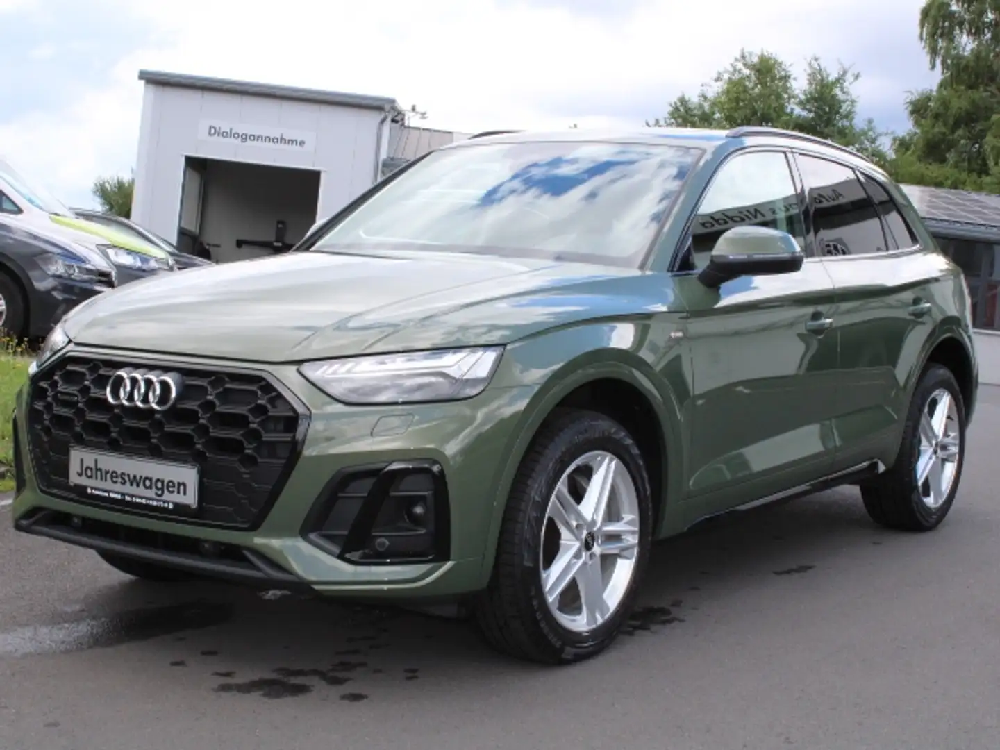 Audi Q5 40 TDI quattro S line Black -PANO-AHK-MATRIX-TOUR Verde - 2