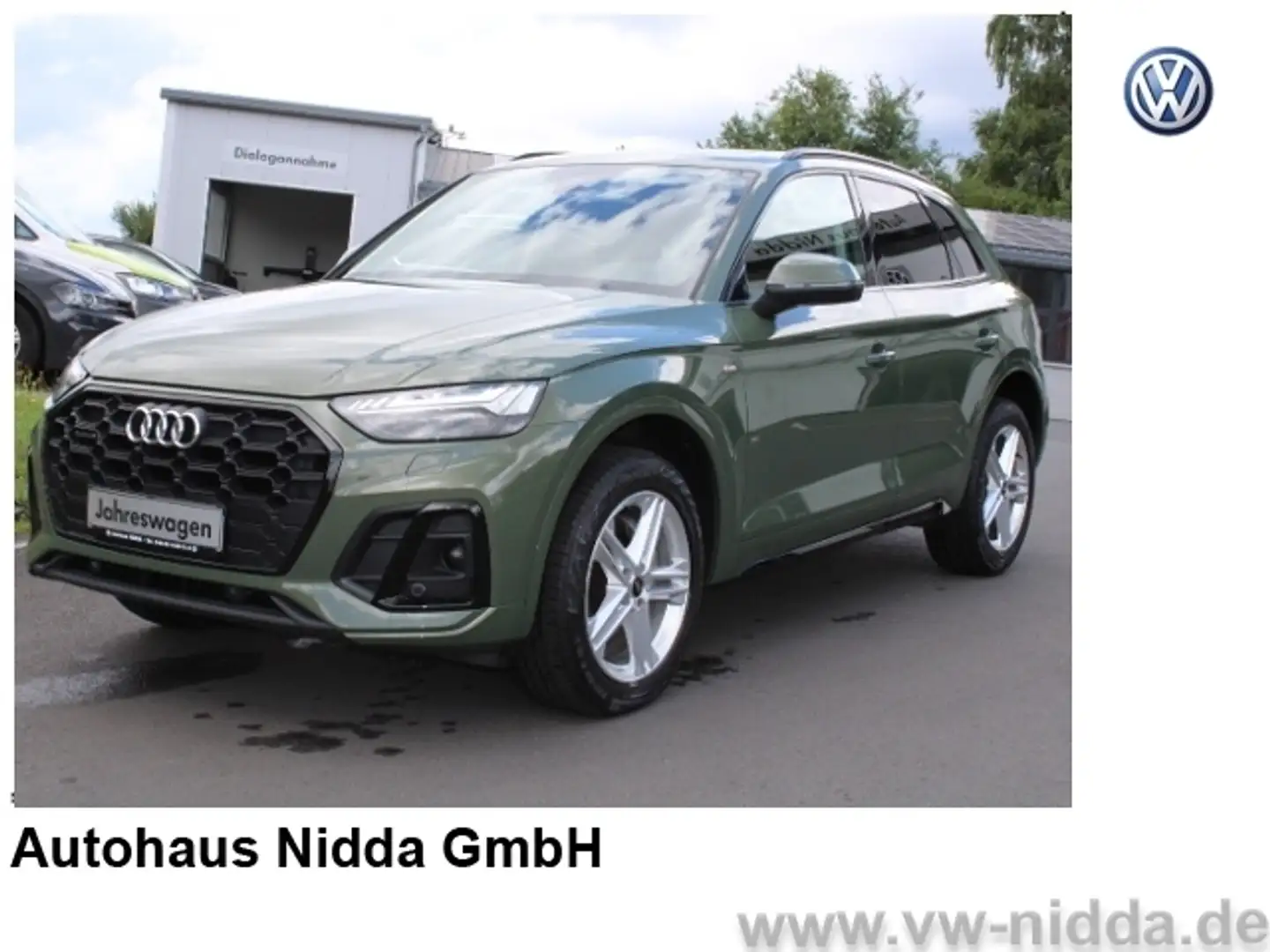 Audi Q5 40 TDI quattro S line Black -PANO-AHK-MATRIX-TOUR Verde - 1
