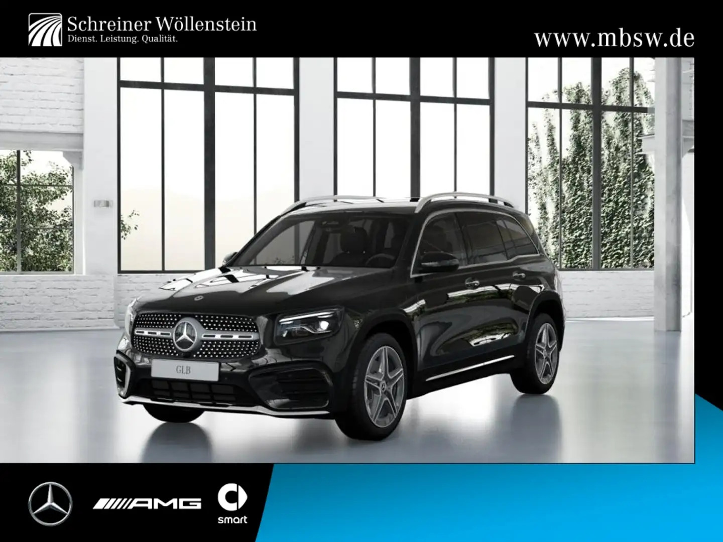 Mercedes-Benz GLB 200 d AMG*Multibeam*Distronic*Navi-Prem*RüKa Schwarz - 1