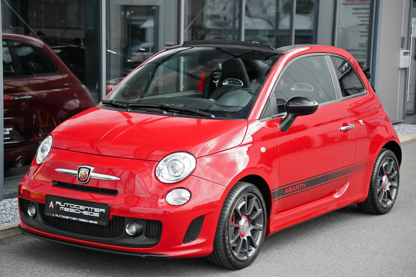 Abarth 500C Cabrio Custom *Kit ESTETICO Abarth* Xenon* Rot - 2