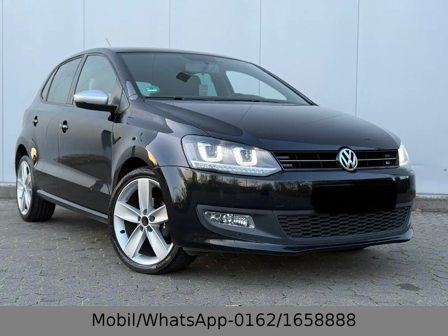 Volkswagen Polo V Black Edition Service Schwarz - 1