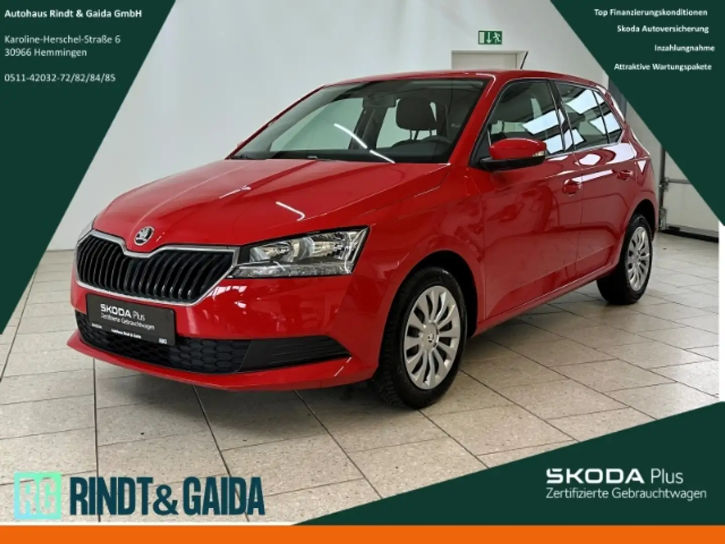 Skoda Fabia Cool Plus 1.0 TSI Klima BC Radio Swing Rot - 1